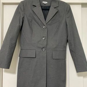 Annie Taylor Gray Single Breasted Blazer